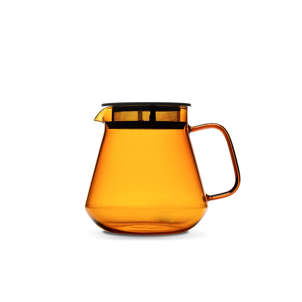 Hario Glass Coffee and Tea Server - Amber (600ml)