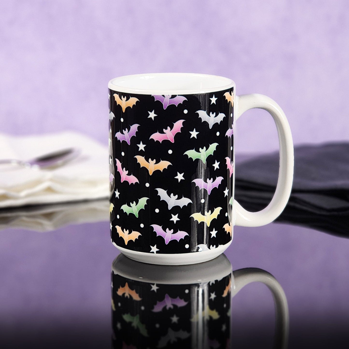 Colorful Bats Mug