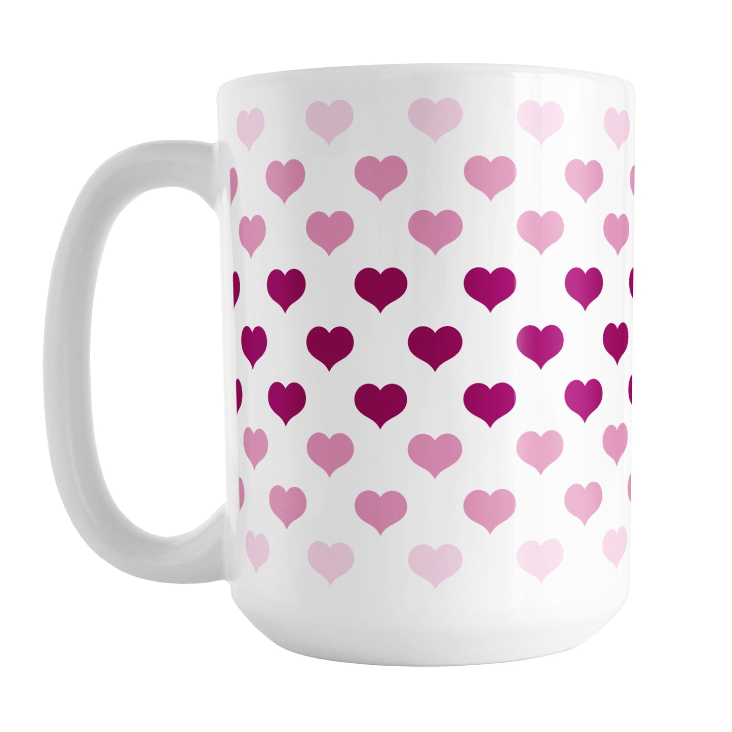 Hearts in Pink Mug