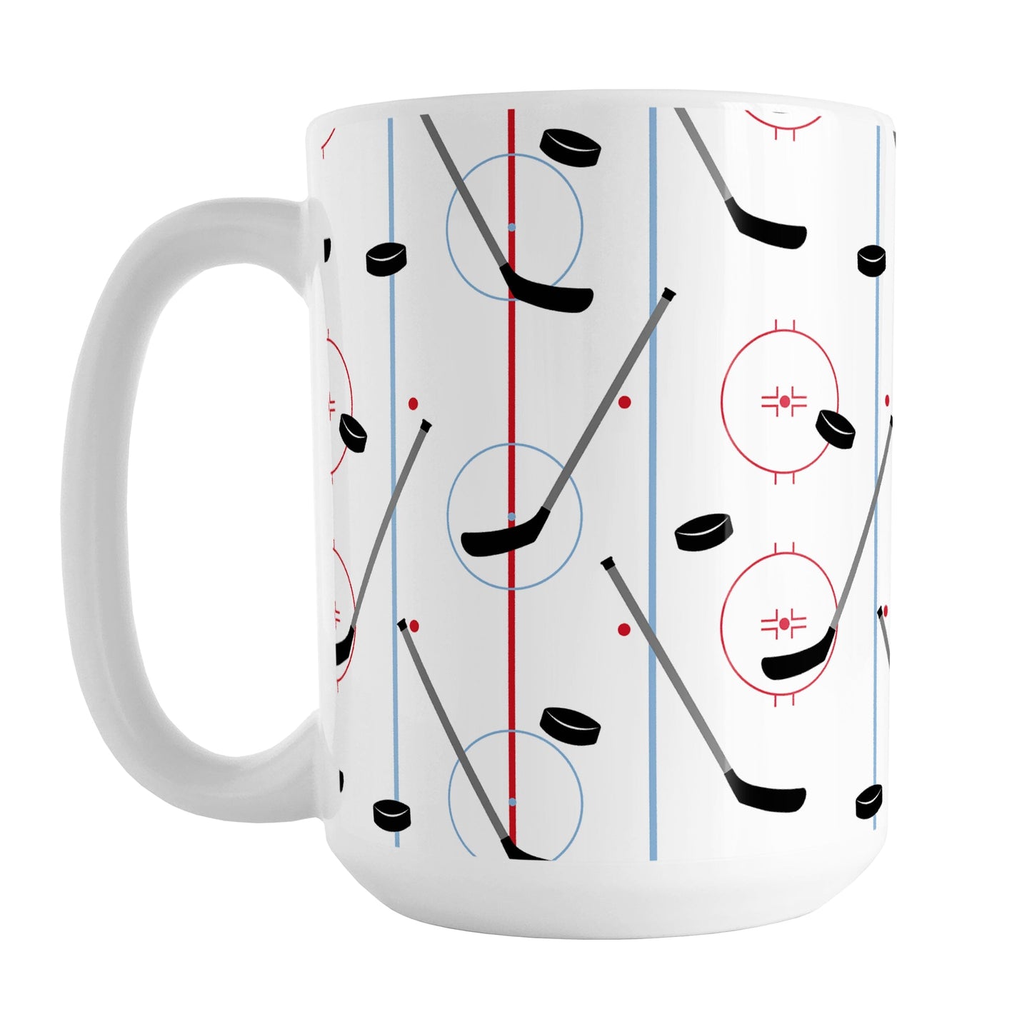 Hockey Rink Pattern Mug
