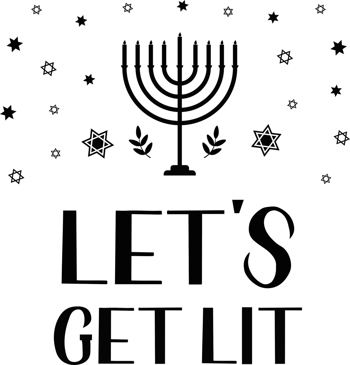 Hanukkah Laser Engraved Sleeves