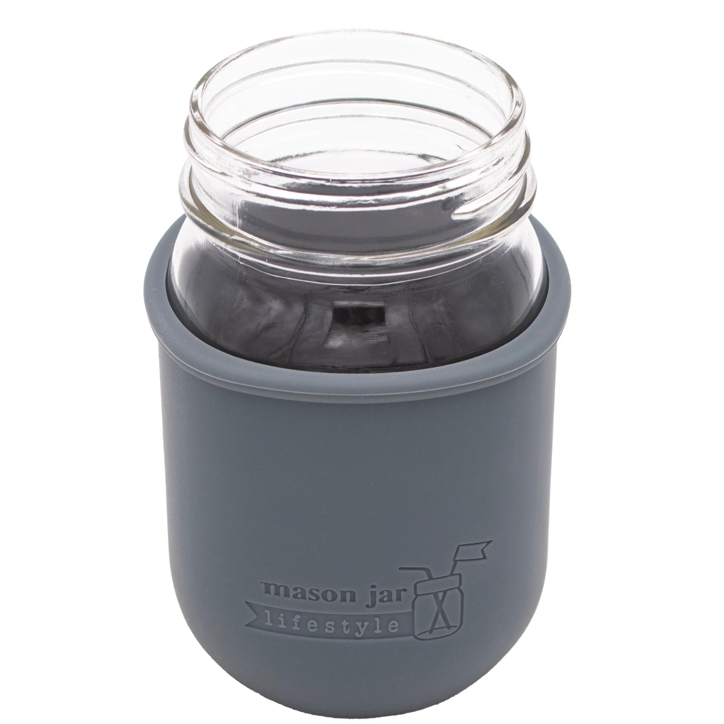 Silicone Sleeve for Regular Mouth Pint 16oz Mason Jars