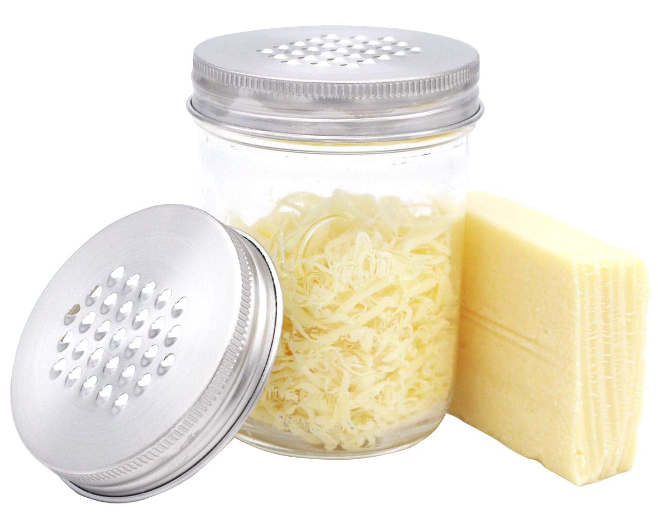 Grater / Shredder Stainless Steel Lid for Mason Jars