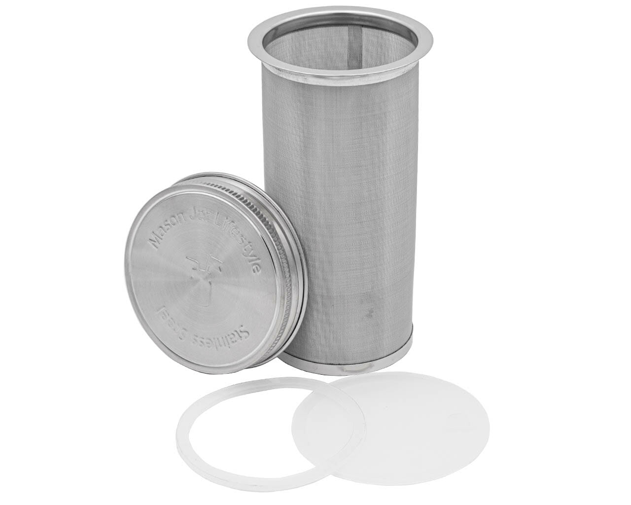 Cold Brew Coffee & Tea Maker Stainless Steel Filter With Lid for Mason Jars
