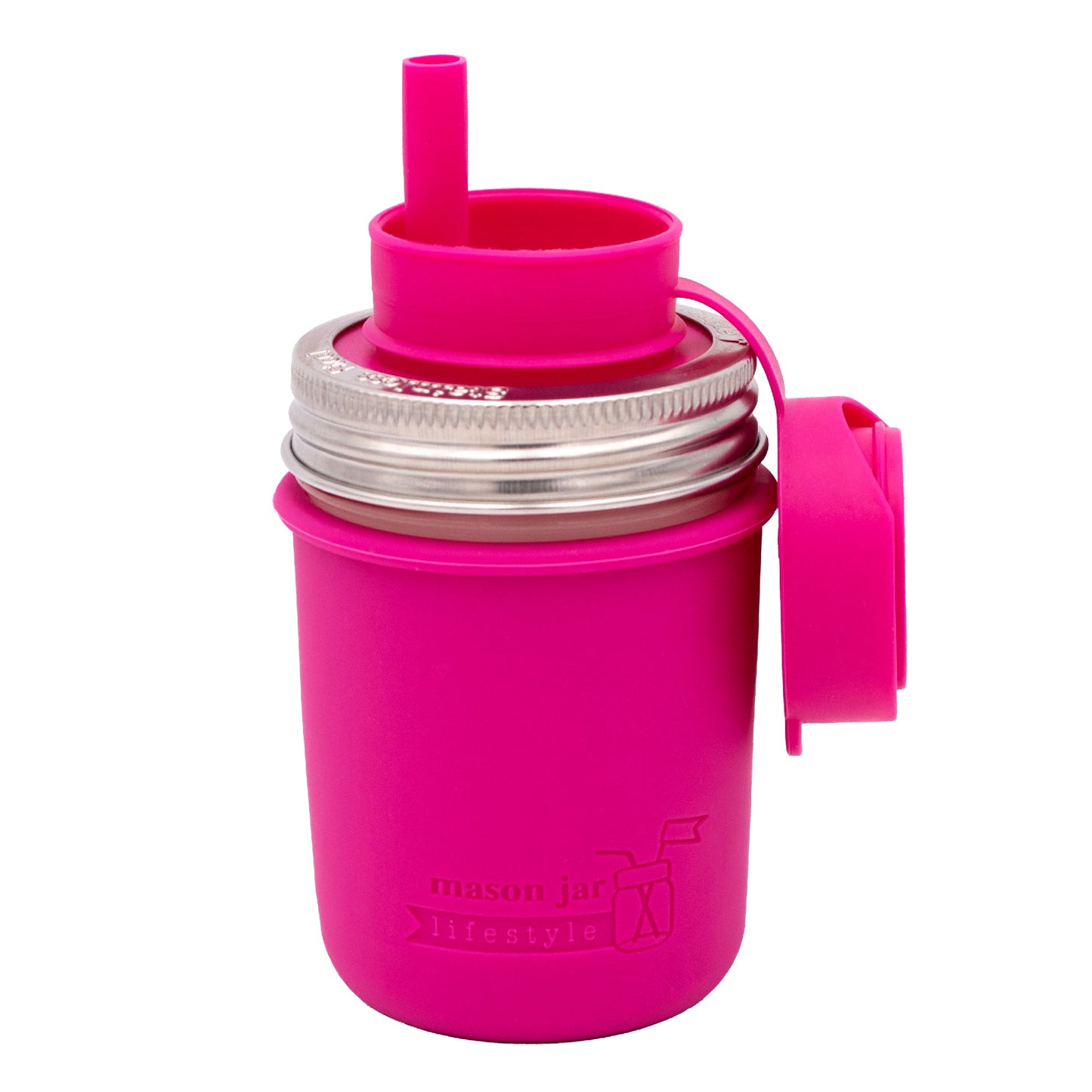 Silicone Sleeve for Regular Mouth Half Pint 8oz Mason Jars