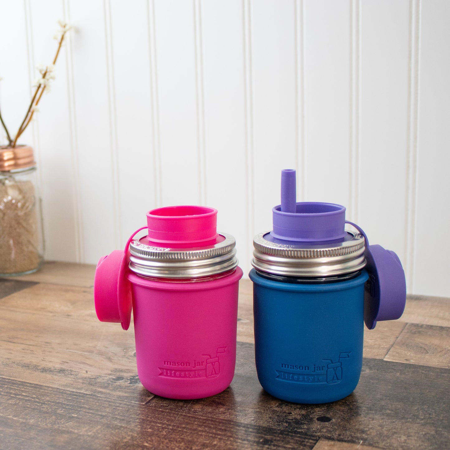 Silicone Sleeve for Regular Mouth Half Pint 8oz Mason Jars