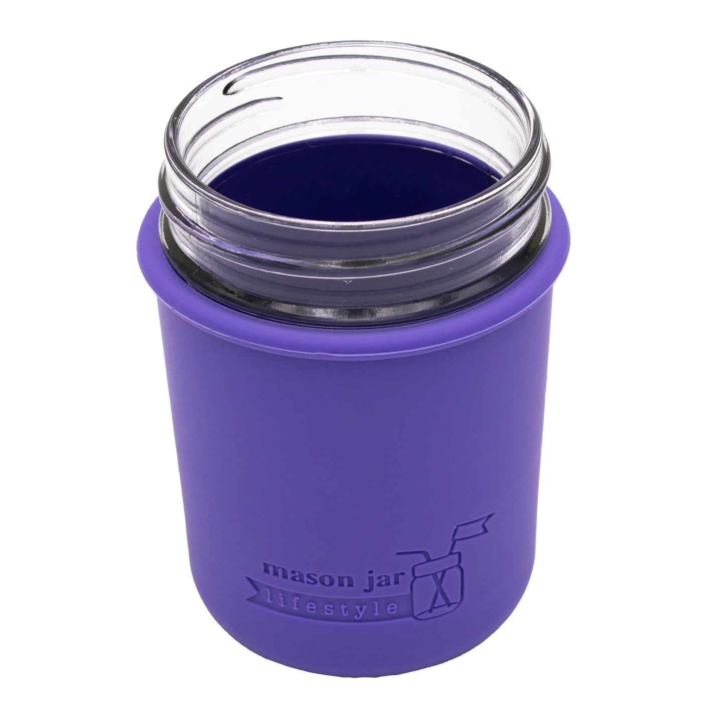 Silicone Sleeve for Regular Mouth Half Pint 8oz Mason Jars