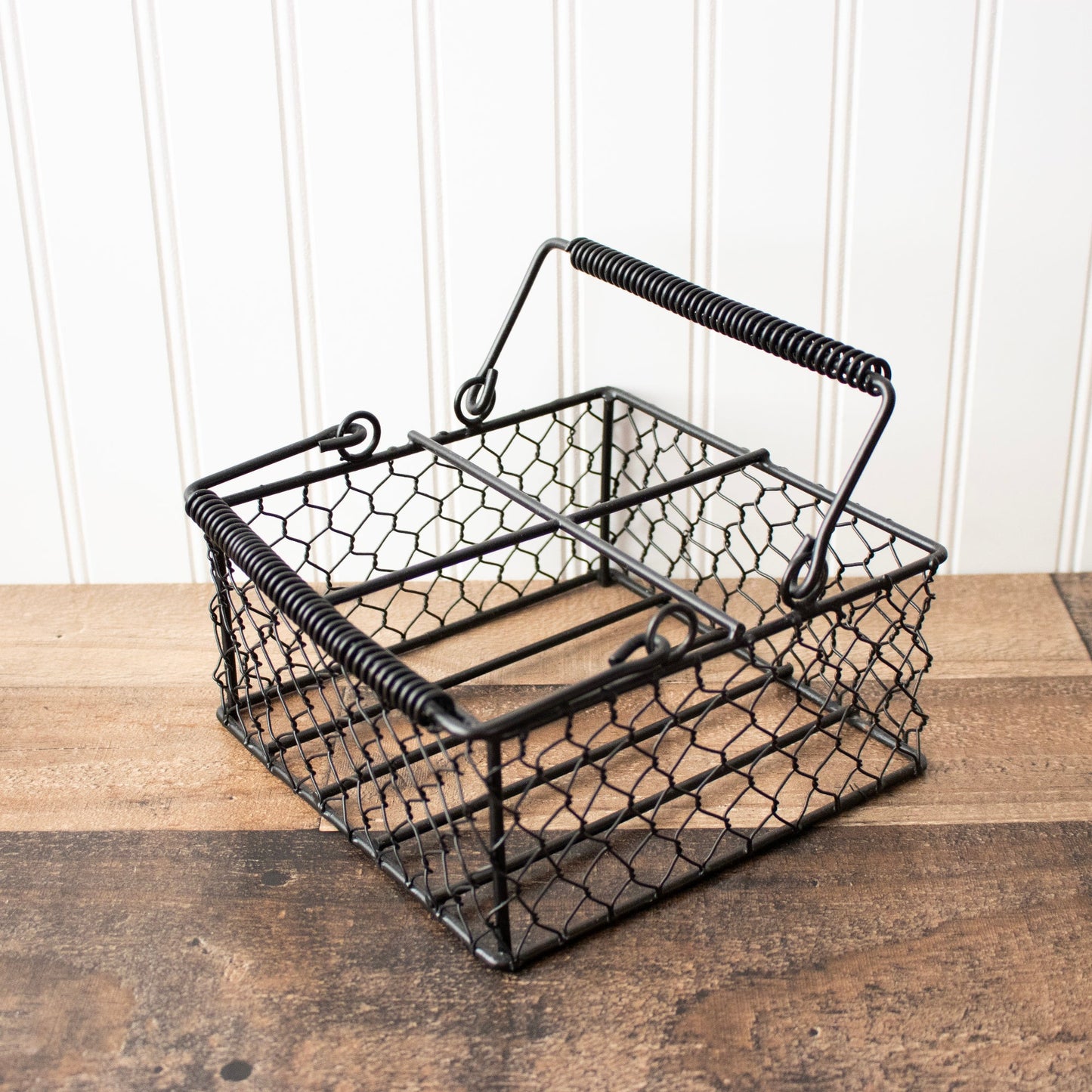 Chicken Wire Caddy for 4 Pint Mason Jars