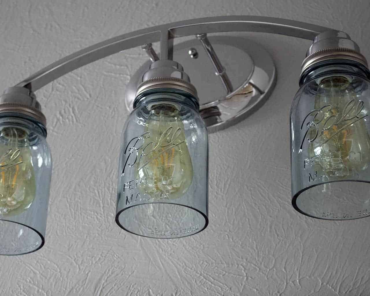 Hand-Cut Open Bottom Mason Jars for DIY Lighting, Pendants & Crafts