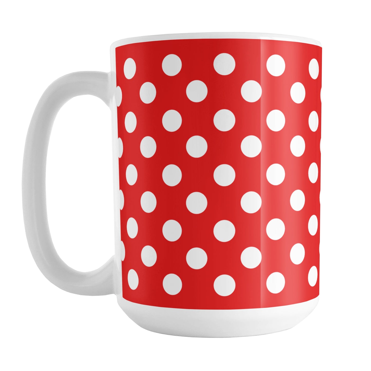 Red Polka Dot Mug