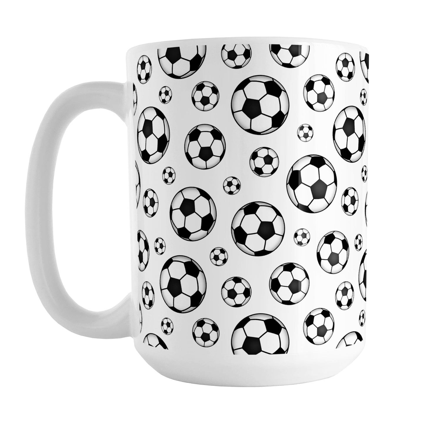 Soccer Balls Pattern Mug