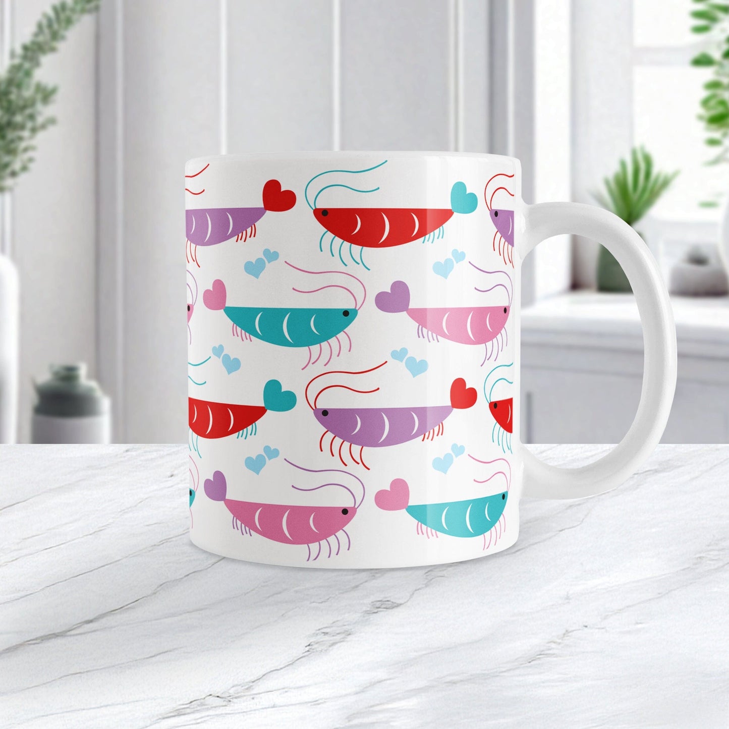 Valentine's Day Shrimp Mug