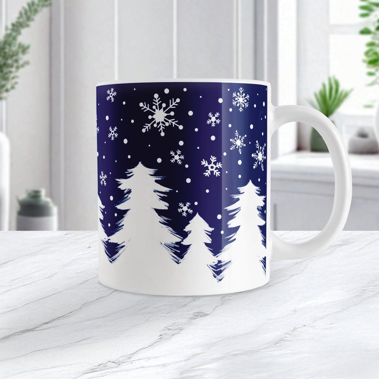 Winter Night Snow Mug
