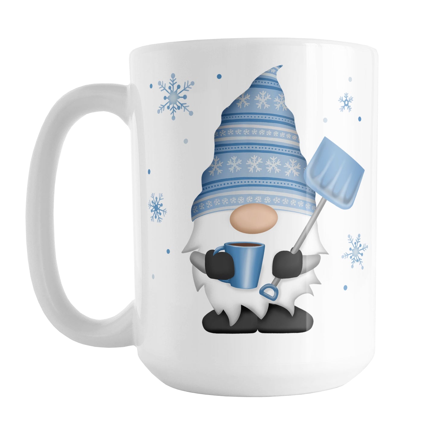 Winter Snowflake Gnome Mug