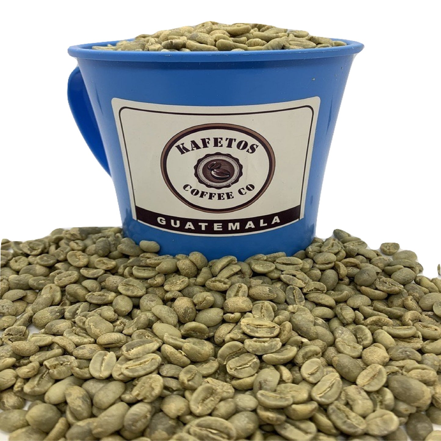 (5 lbs). Specialty Grade Green Coffee Beans Raw Unroasted | Kafetos Farm Guatemala | free shipping.