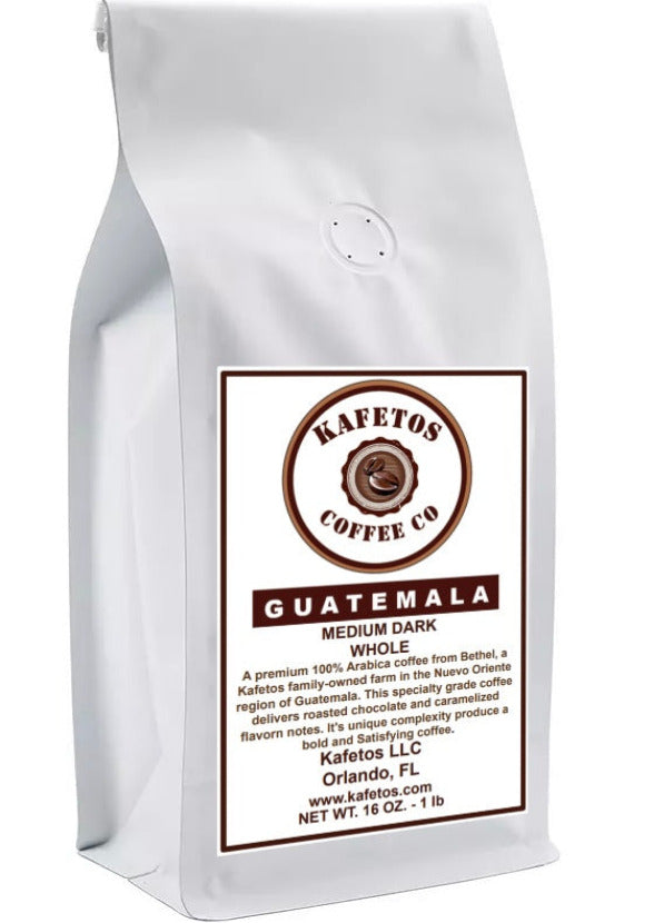 Guatemala Medium-Dark Roast -Whole Beans -2 Pounds