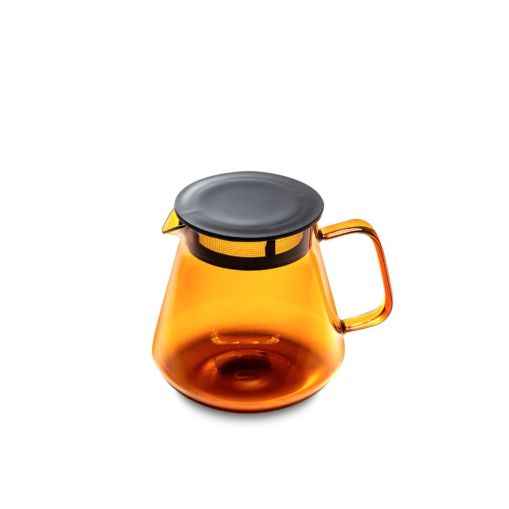 Hario Glass Coffee and Tea Server - Amber (600ml)