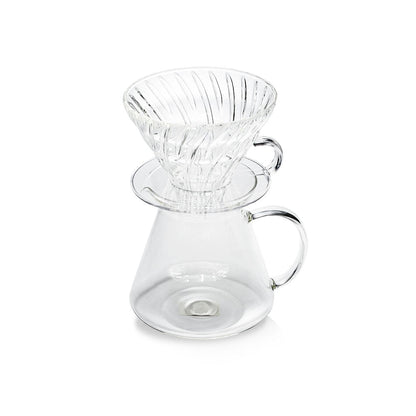 Hario V60 02 Simply Glass Pour Over Coffee Kit