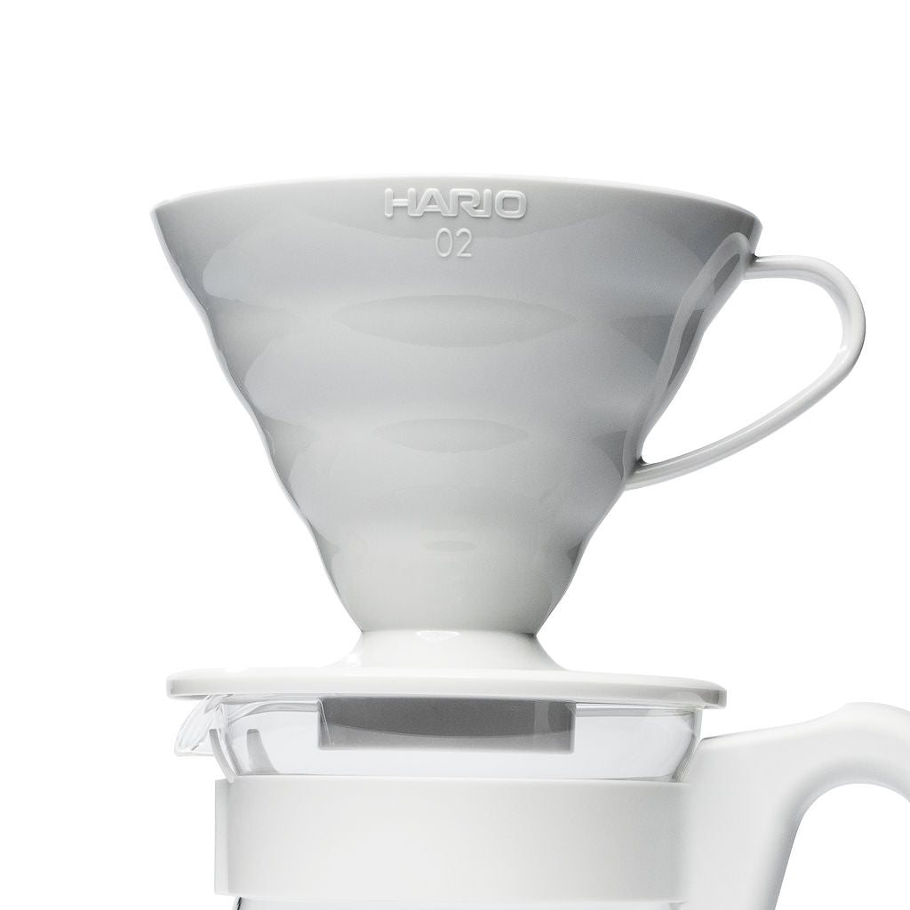 Hario V60 02 Pour Over Coffee Starter Kit - Pale Gray