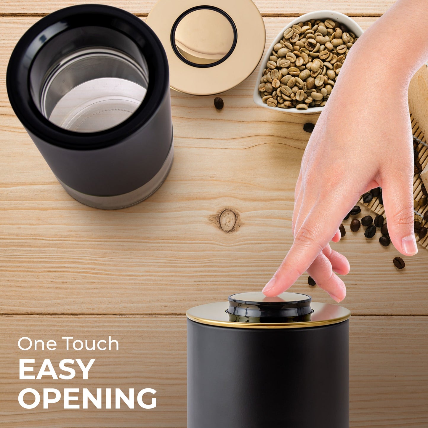 12oz Round Glass Storage Container, KF3031G