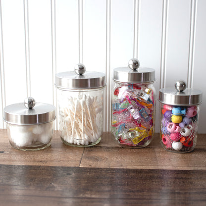Apothecary Stainless Steel Lid for Mason Jars