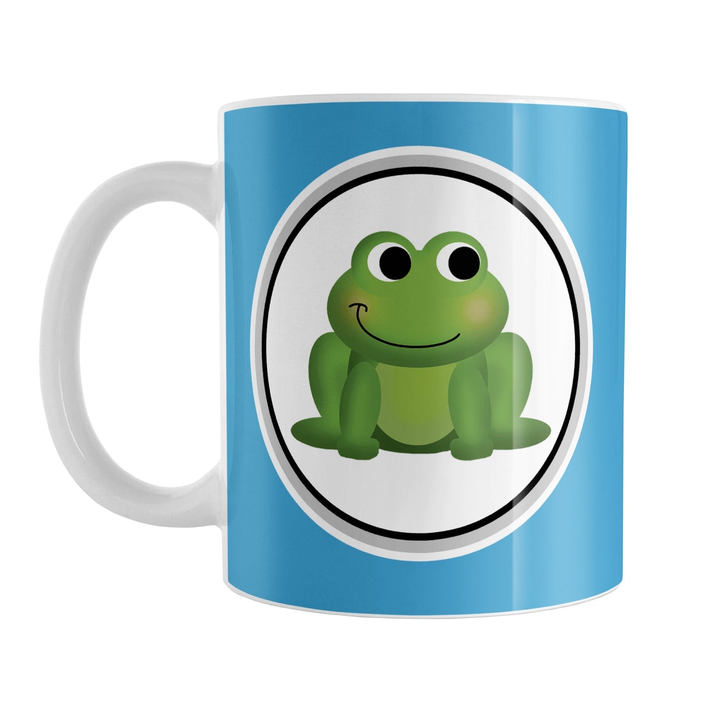 Adorable Blue Frog Mug