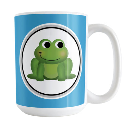 Adorable Blue Frog Mug