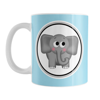 Adorable Light Blue Elephant Mug