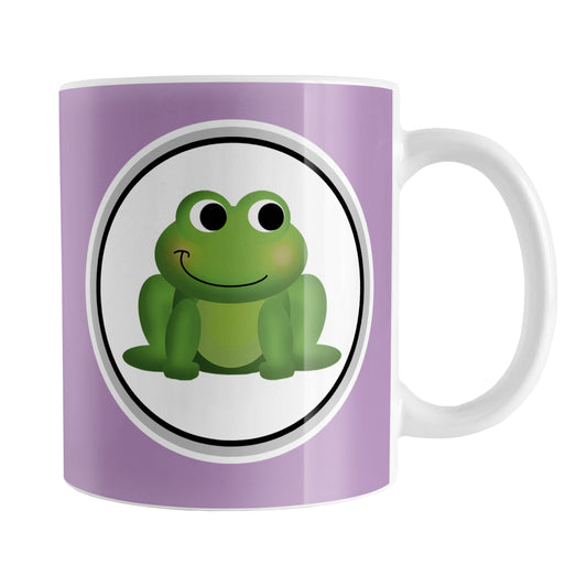 Adorable Purple Frog Mug