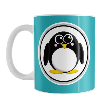 Adorable Turquoise Penguin Mug