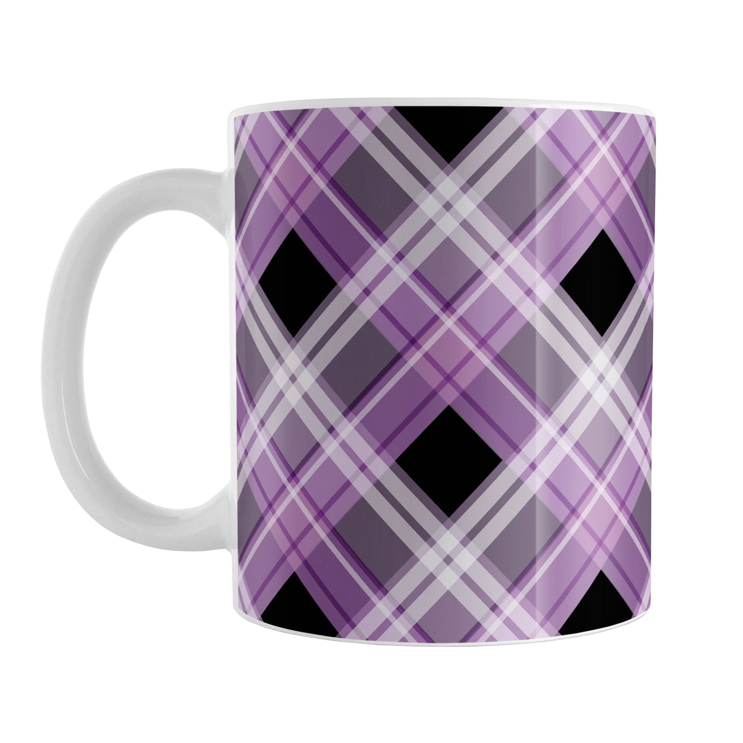 Alternative Purple Plaid Mug