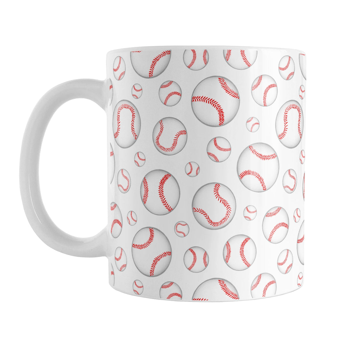 Baseballs Pattern Mug
