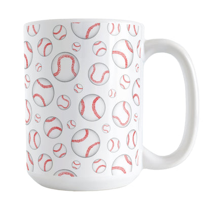 Baseballs Pattern Mug