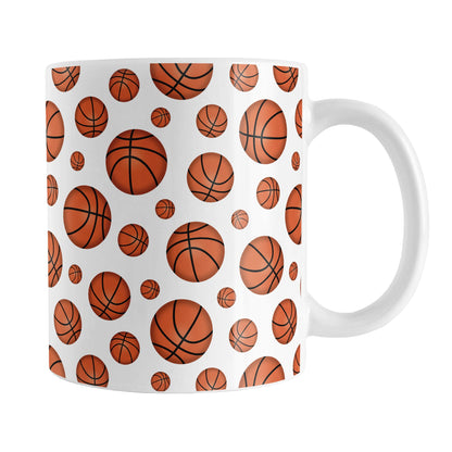 Basketballs Pattern Mug