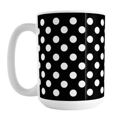 Black Polka Dot Mug