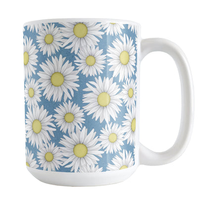 Blue Daisy Pattern Mug