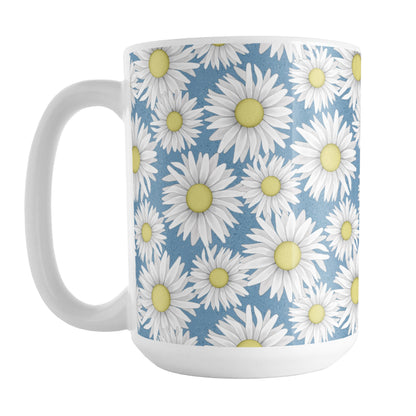 Blue Daisy Pattern Mug