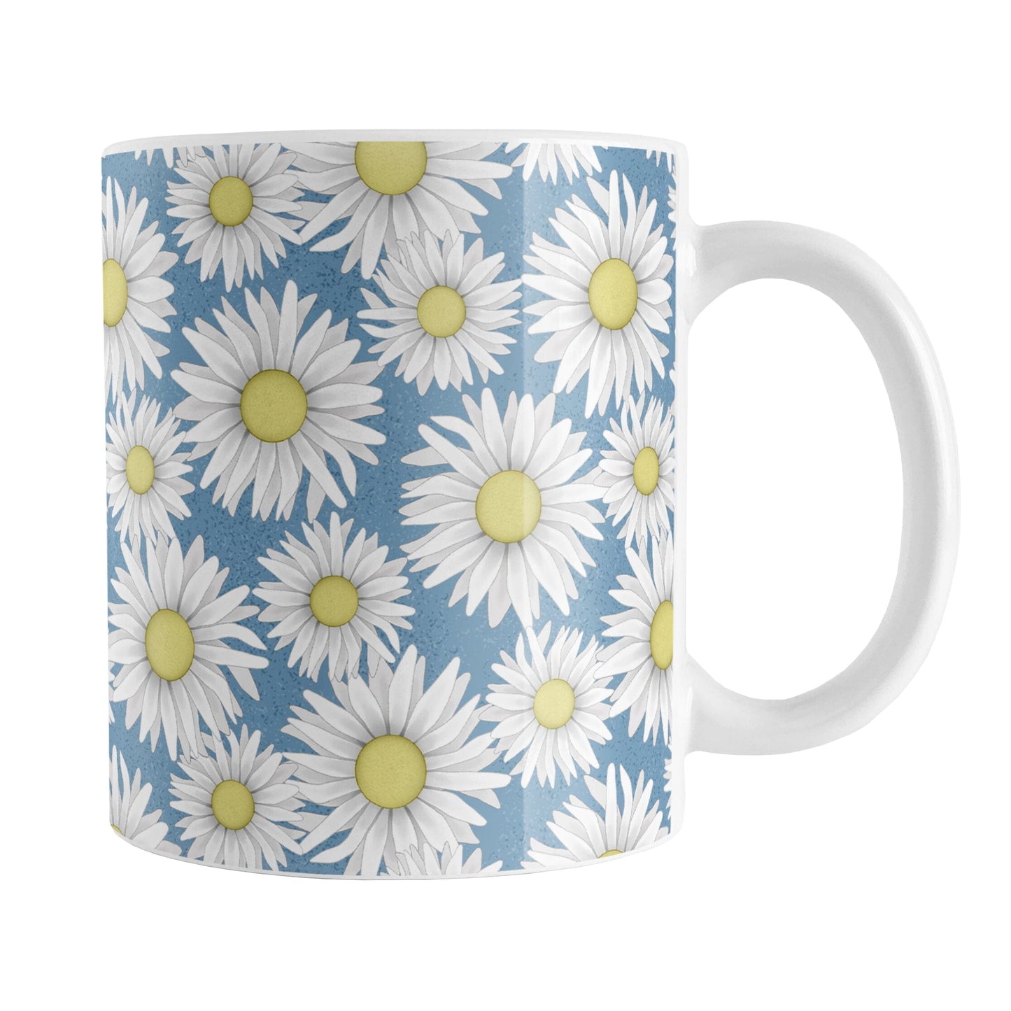 Blue Daisy Pattern Mug