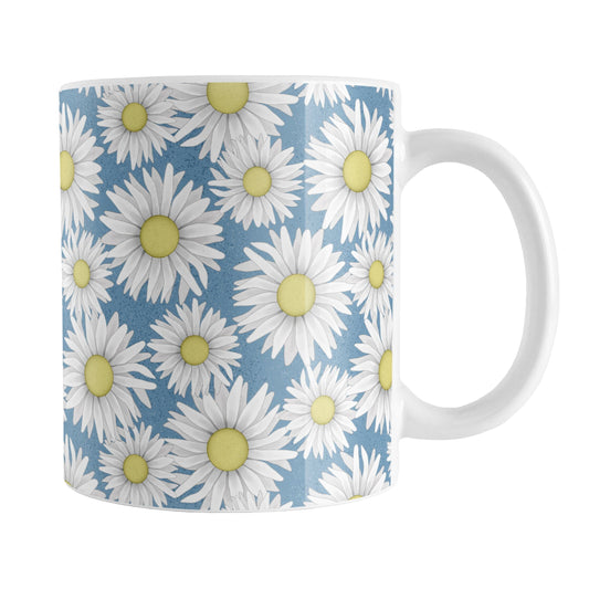 Blue Daisy Pattern Mug