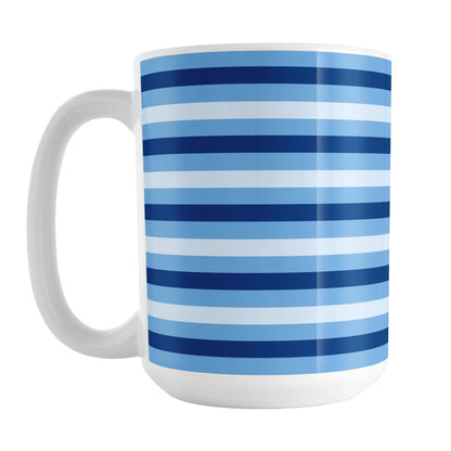 Blue Stripes Pattern Mug