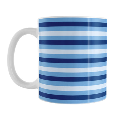 Blue Stripes Pattern Mug