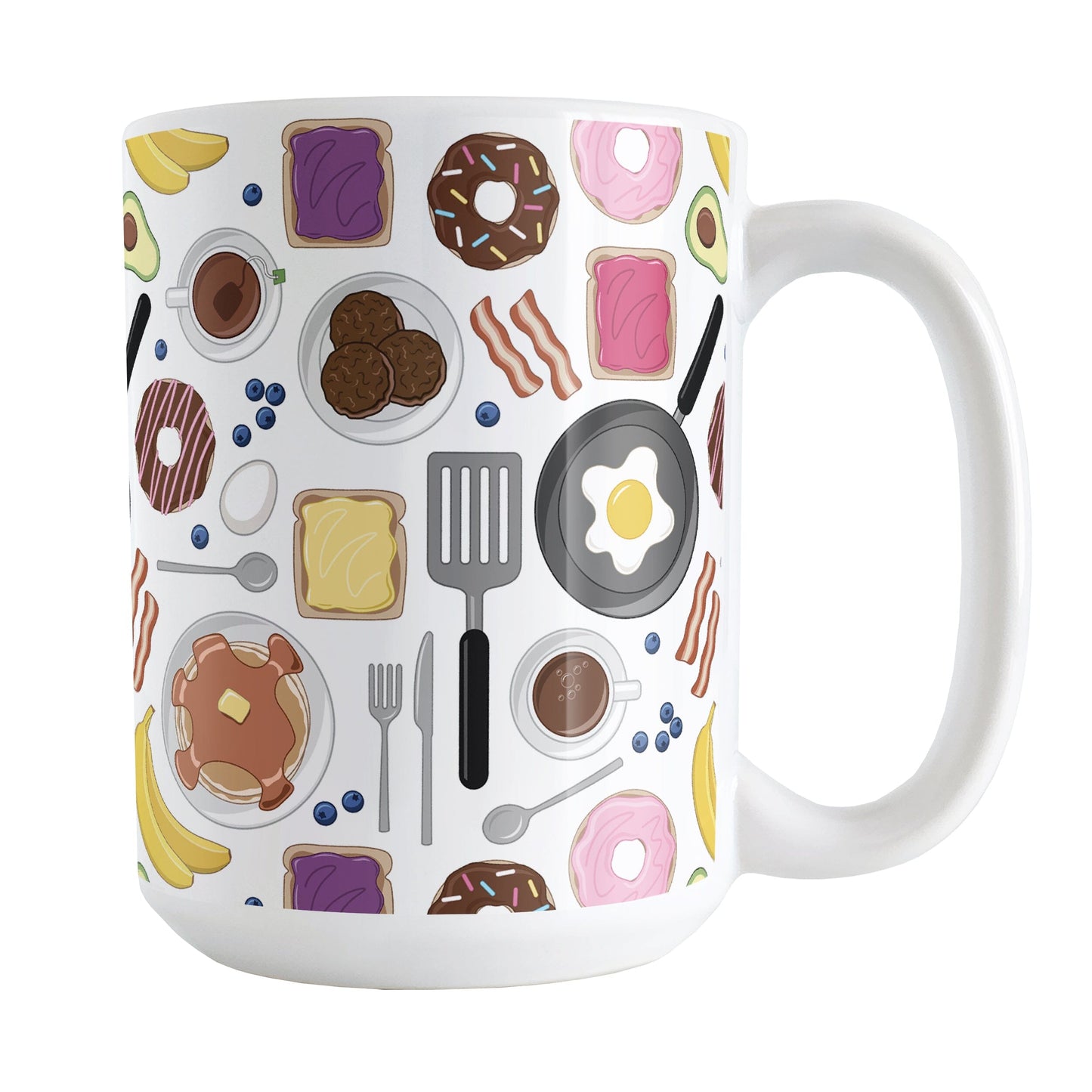 Breakfast Pattern Mug