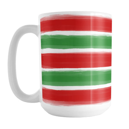 Christmas Paint Brush Strokes Mug