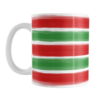 Christmas Paint Brush Strokes Mug