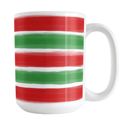 Christmas Paint Brush Strokes Mug