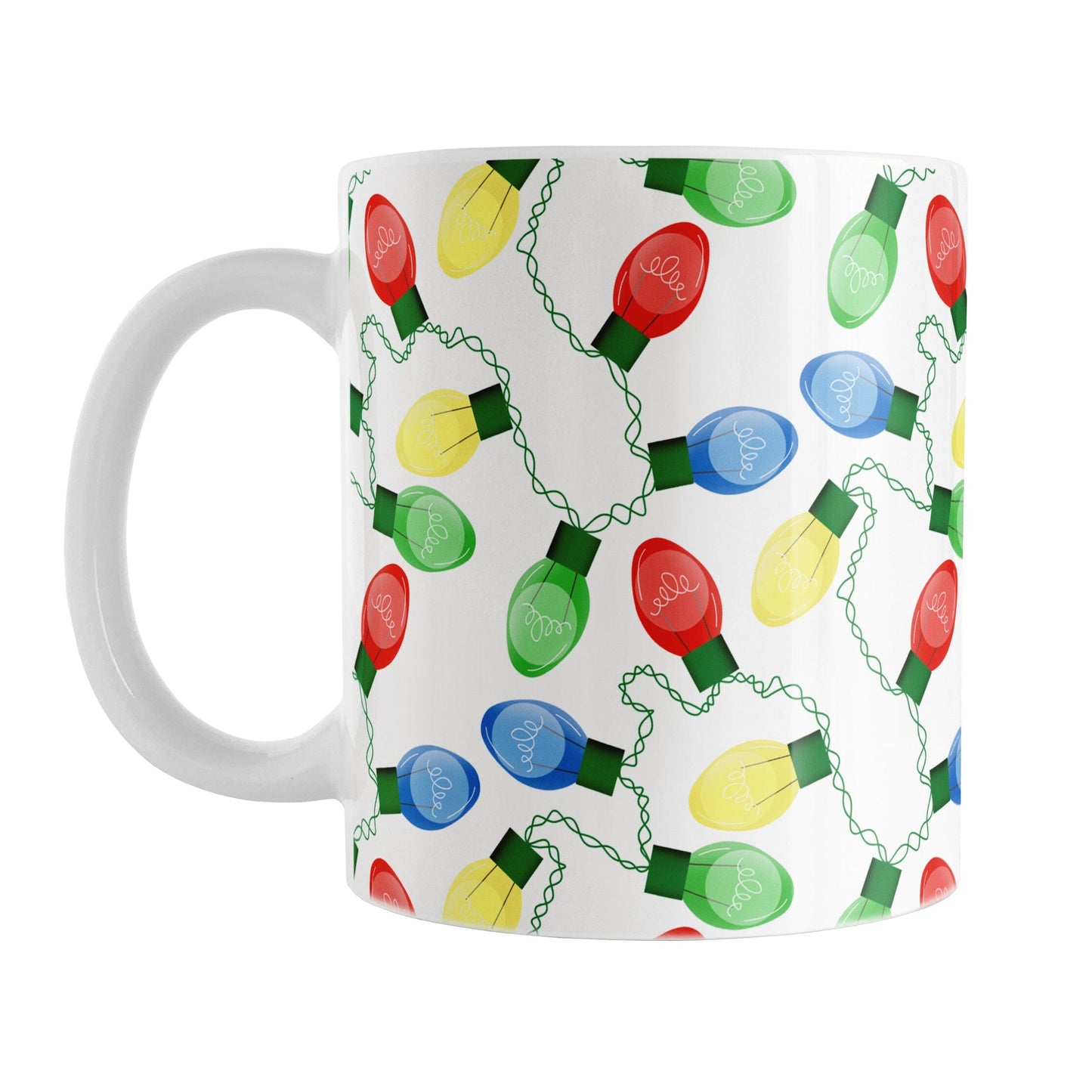 Classic Holiday Lights Christmas Mug