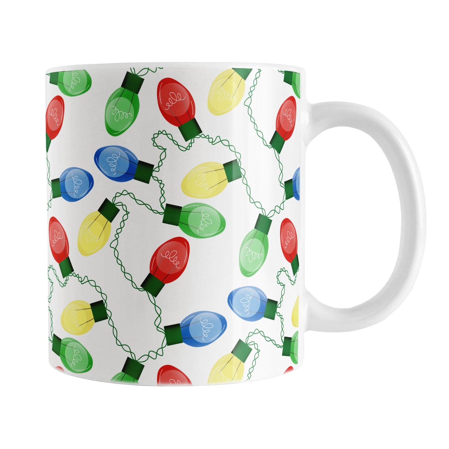 Classic Holiday Lights Christmas Mug