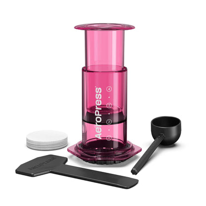 AeroPress Clear Coffee Maker - Pink