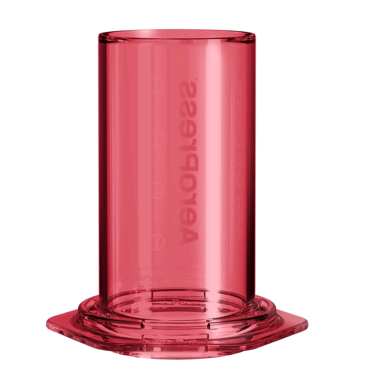 AeroPress Clear Coffee Maker - Red