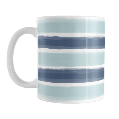 Coastal Blue Paint Strokes Mug